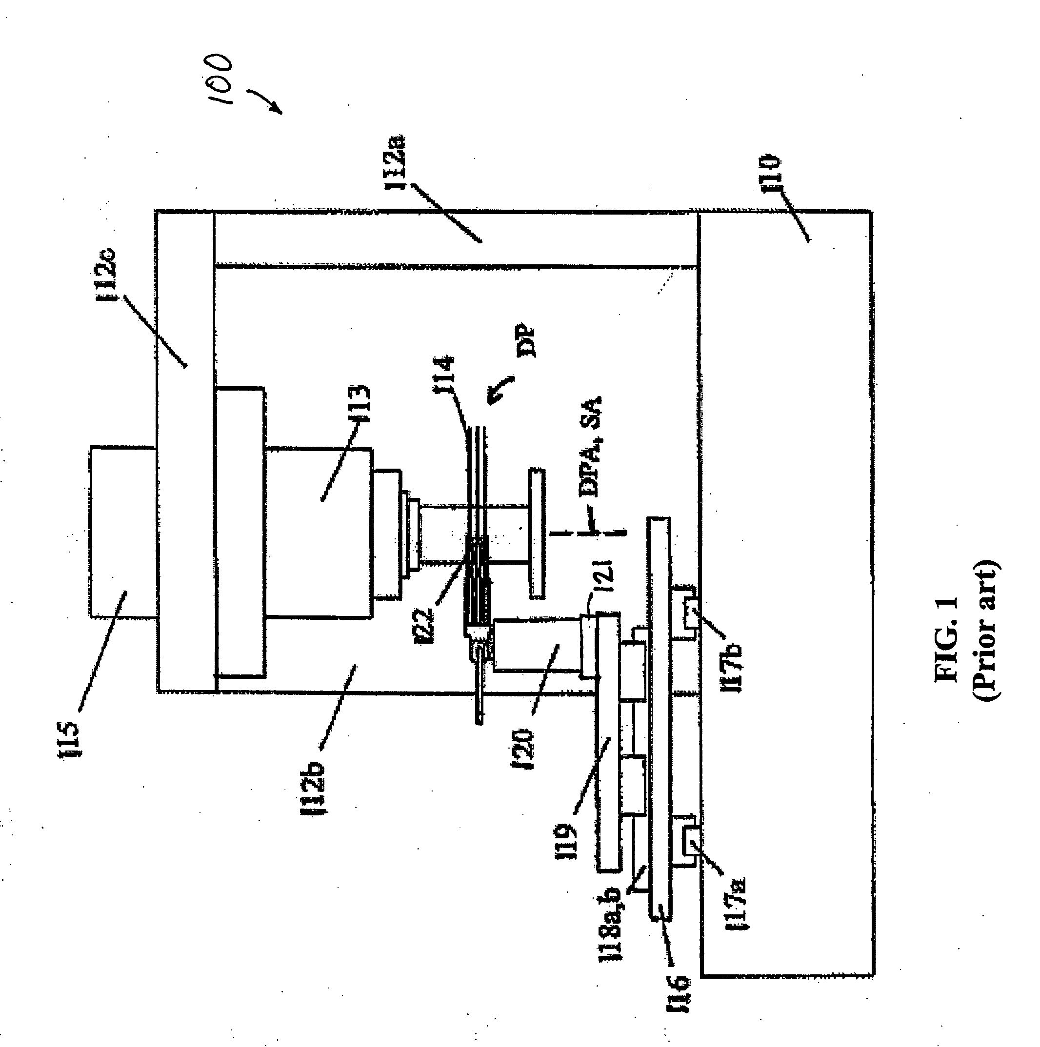 Headstack locator assembly for testing magnetic heads