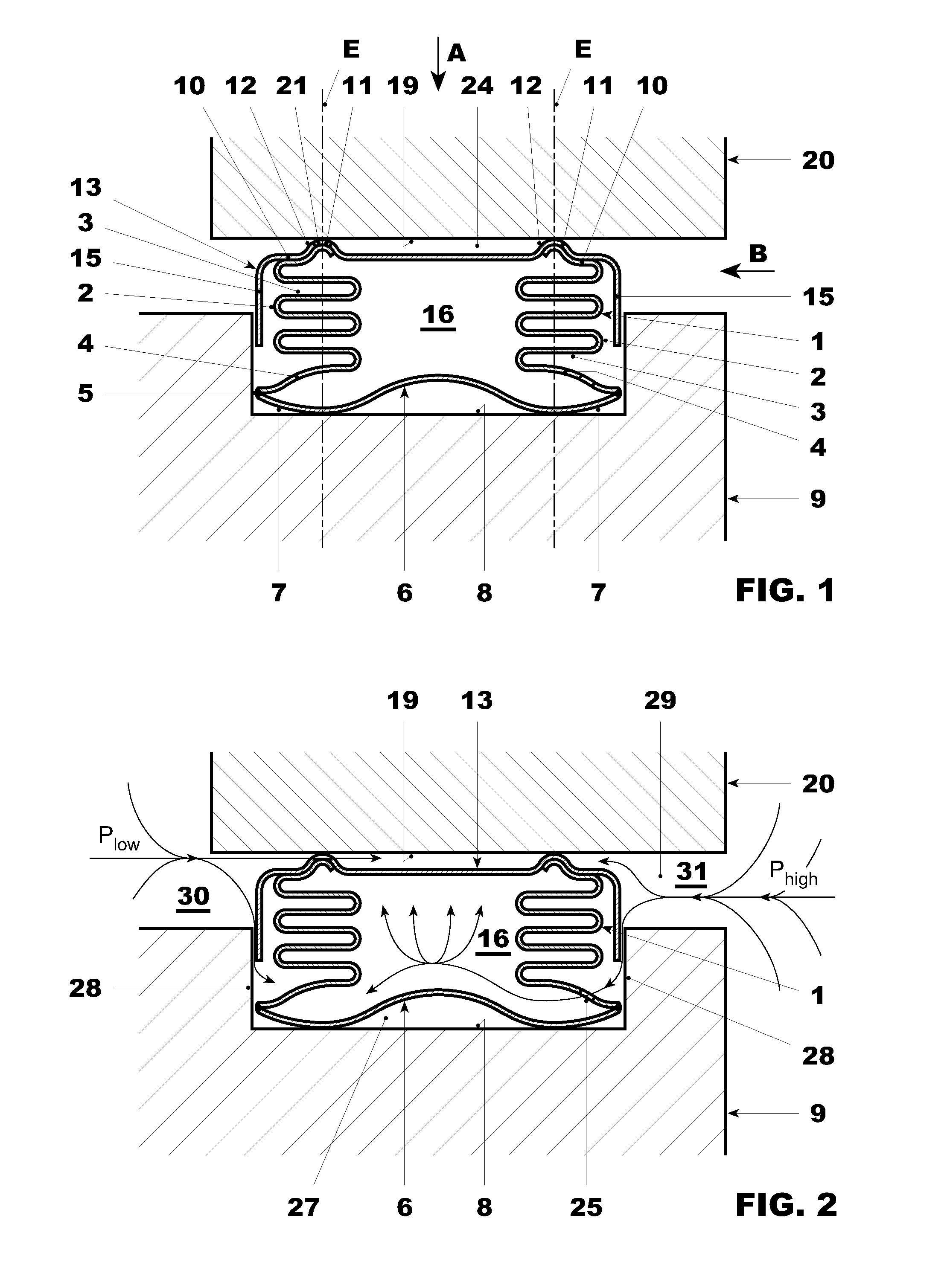 Seal and seal arrangement for confining leakage flows between adjacent components of turbo-machines and gas turbines