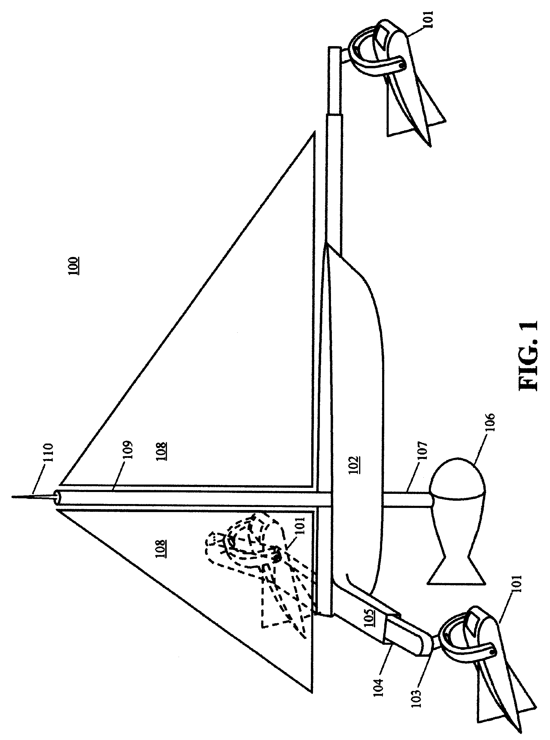 Turbine-integrated hydrofoil