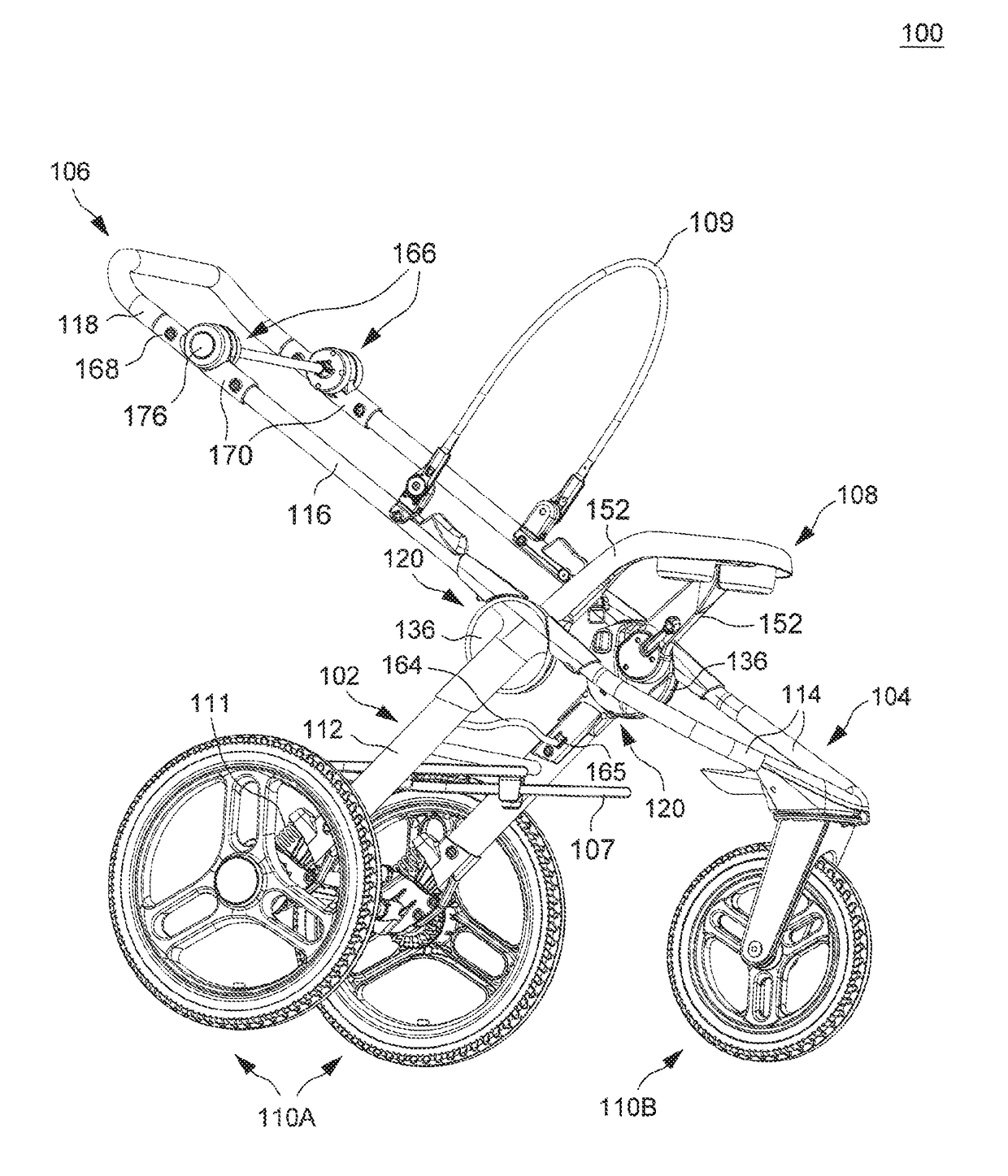 Child stroller apparatus