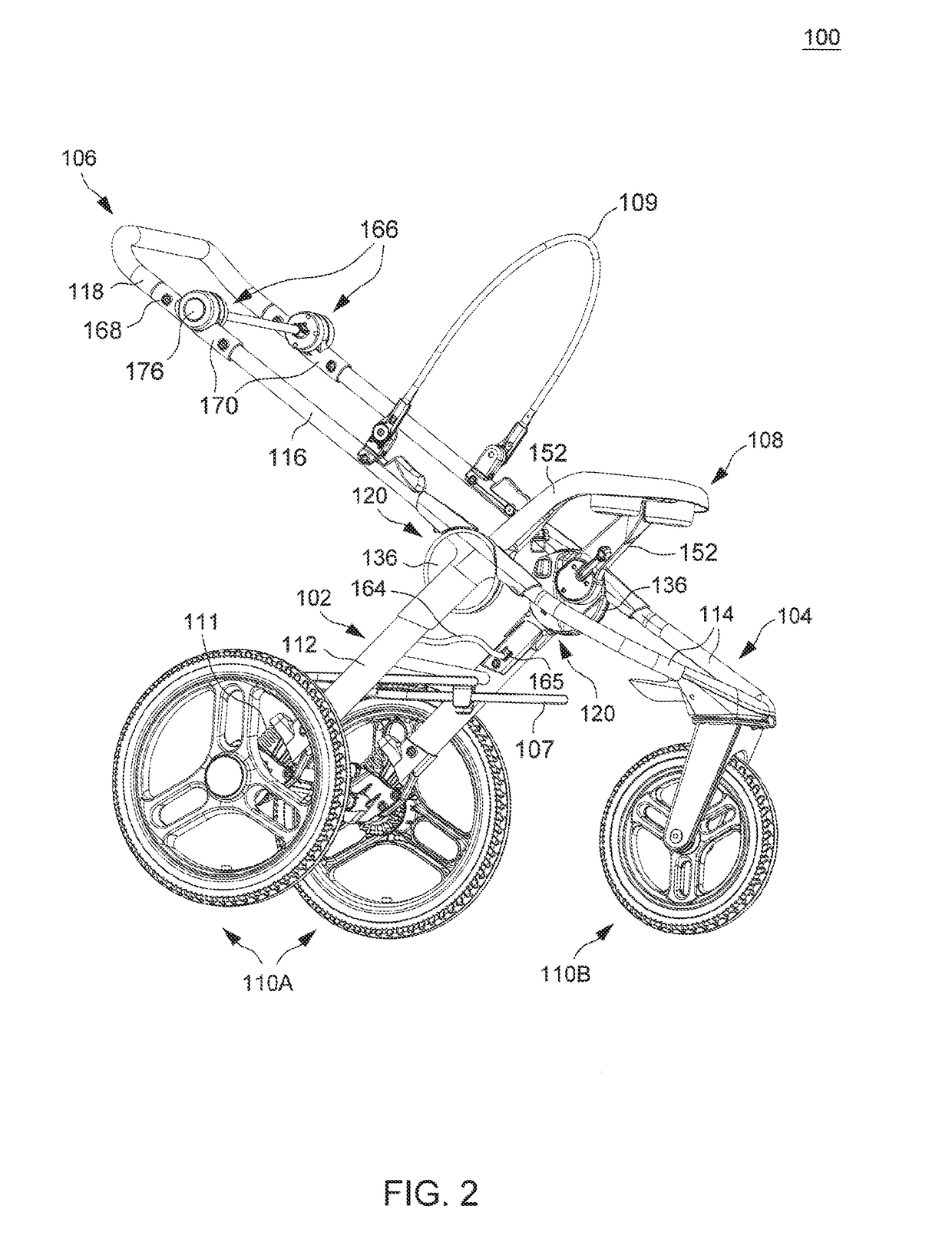 Child stroller apparatus