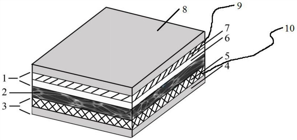 A kind of silver nanowire composite graphene memristor and preparation method thereof