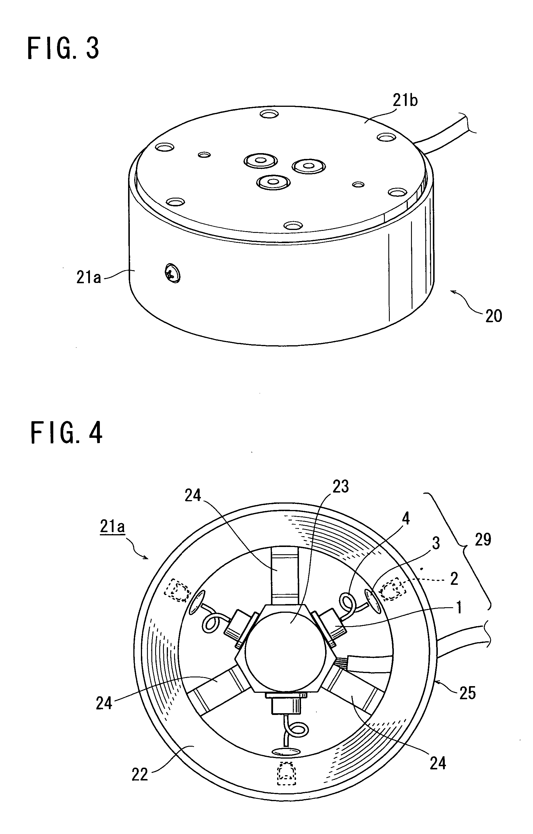 Optical displacement sensor using optical fiber, and external force detecting device