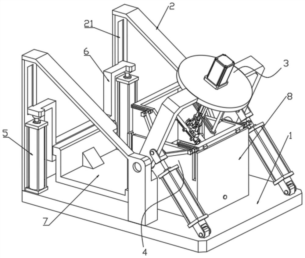 Dacromet surface treatment device for complex automobile structural part