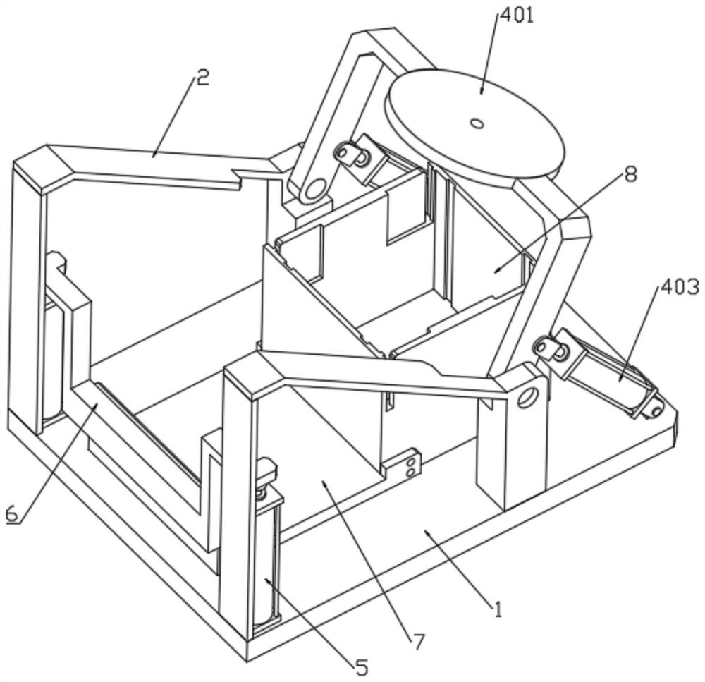 Dacromet surface treatment device for complex automobile structural part