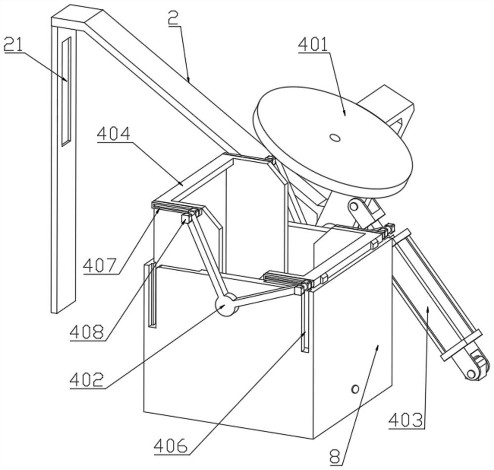 Dacromet surface treatment device for complex automobile structural part