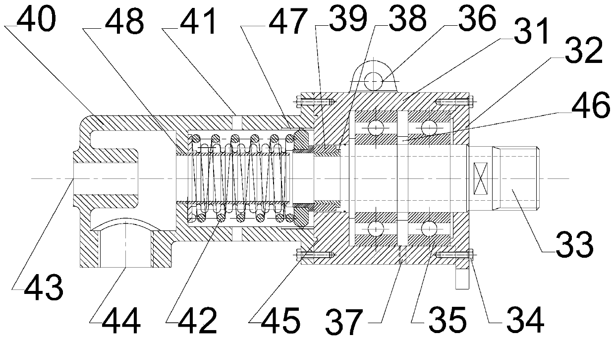 A water-cooled rotary joint device for thermal straighteners