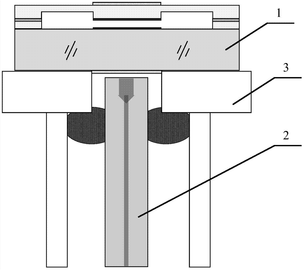 A kind of f-p pressure sensor and forming method based on mems process