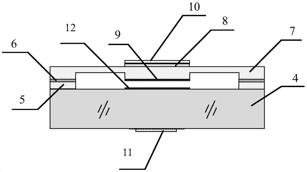 A kind of f-p pressure sensor and forming method based on mems process