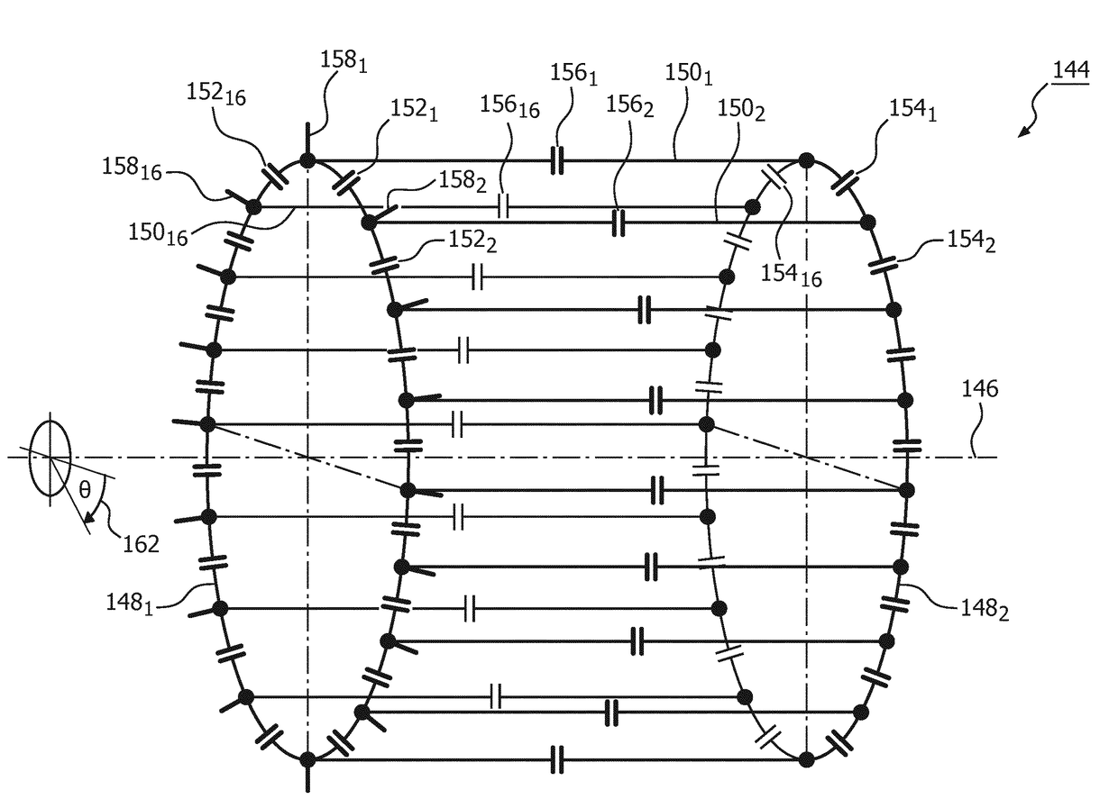 MRI birdcage coil with distributed excitation