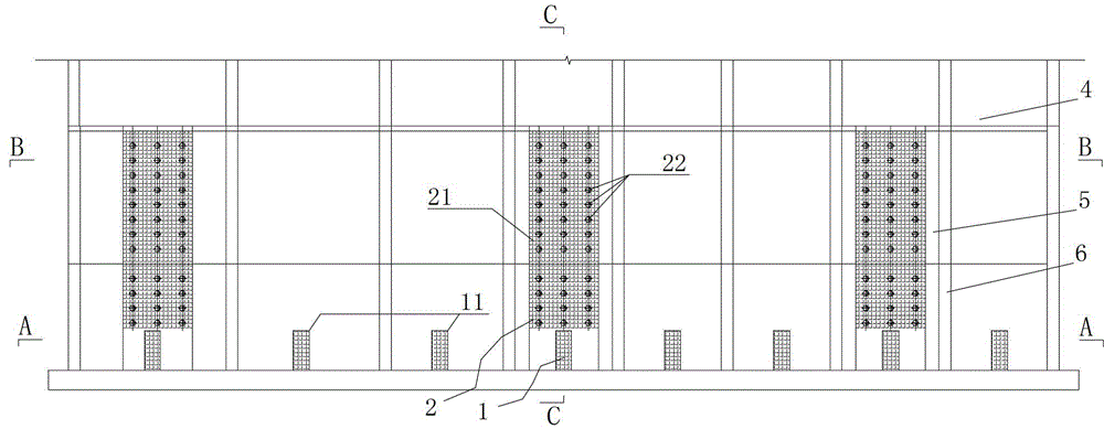 Modified trash storing pit landfill leachate collecting system