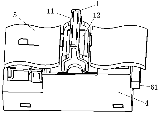 Knob-button type electronic shift control mechanism with M+ and M- gears