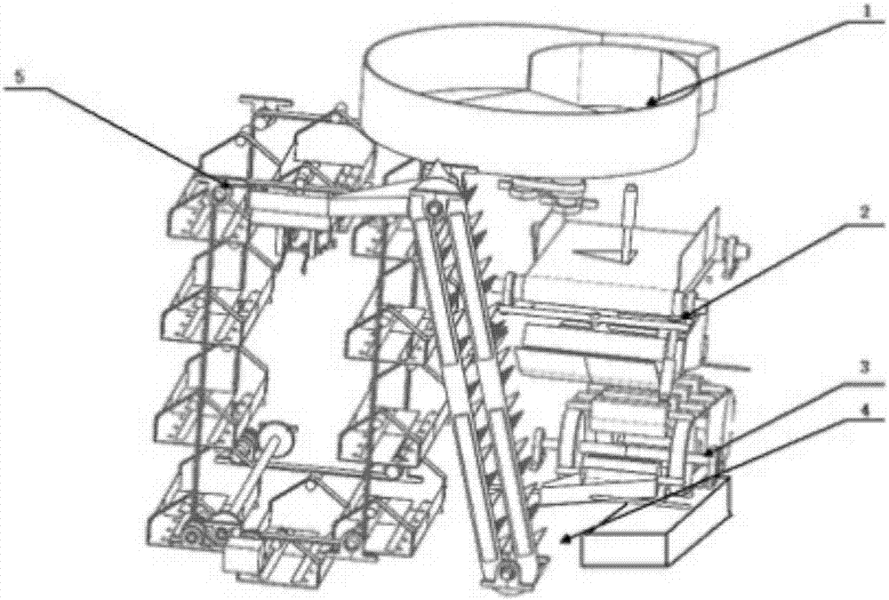 Retracting and folding multifunctional integrated machine for spectacles