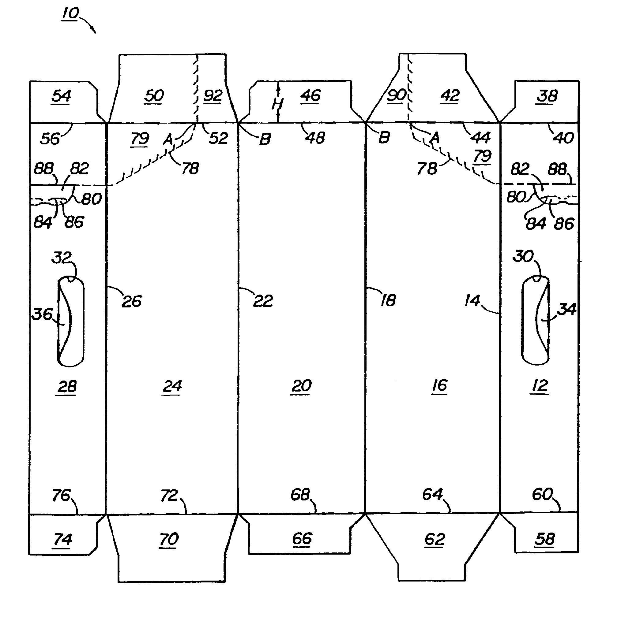 Carton with an improved dispensing feature