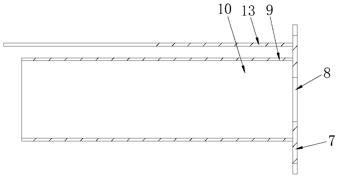 Adjustable flange and smoke dust instrument applying compatibility of adjustable flange