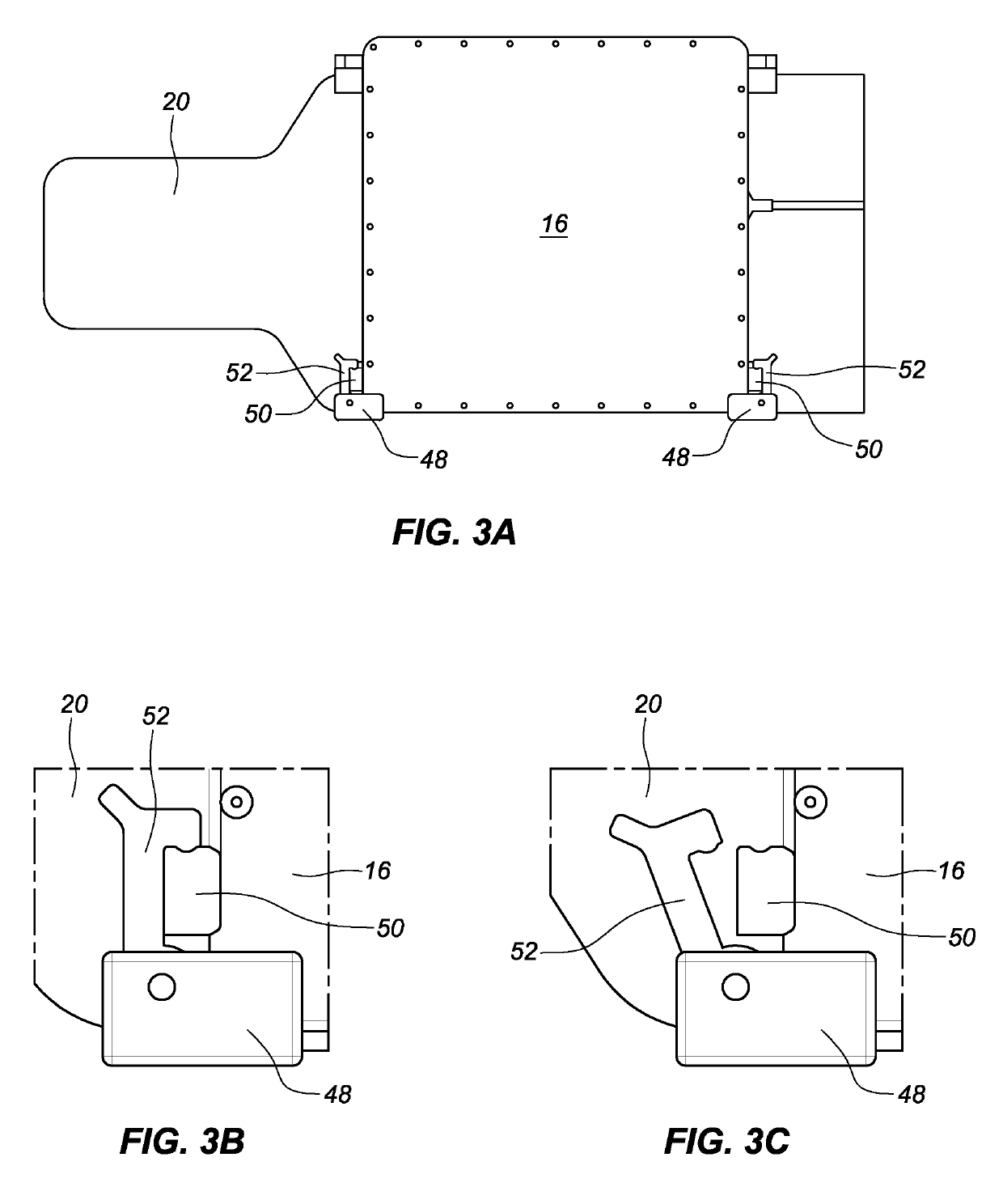 Apparatus for fiducial-association as part of extracting projection parameters relative to a 3D coordinate system