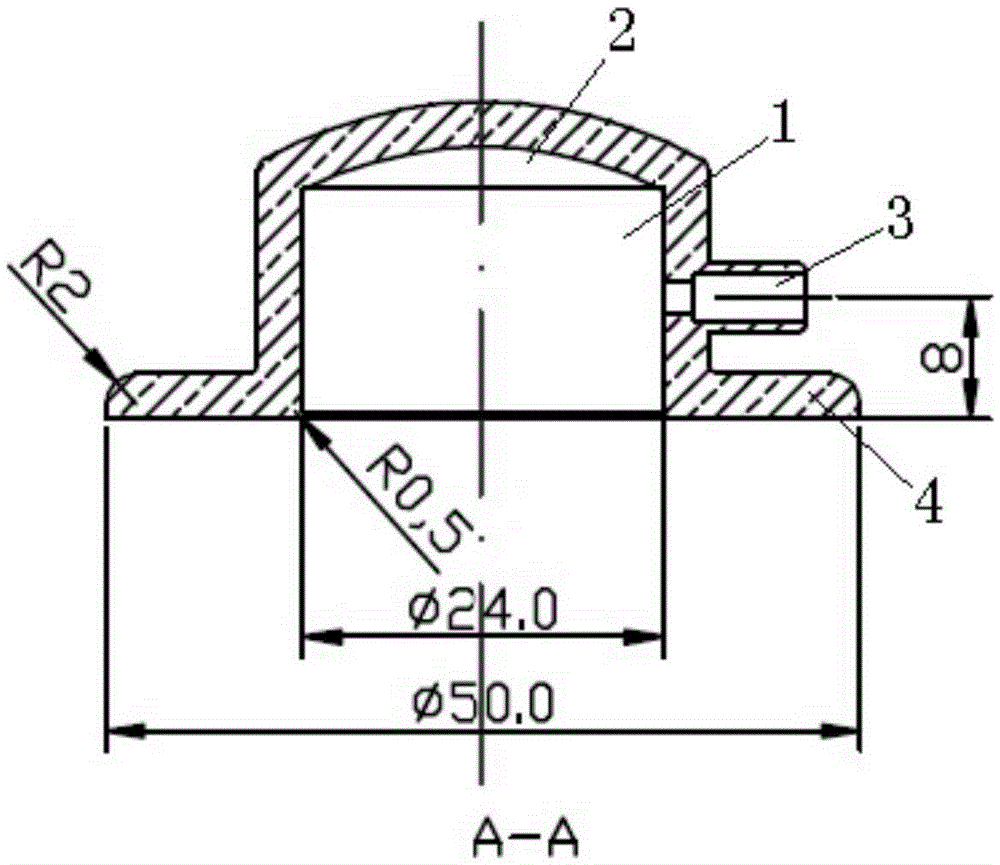 Externally-used disposable bleeding and fluid effusion stopping device