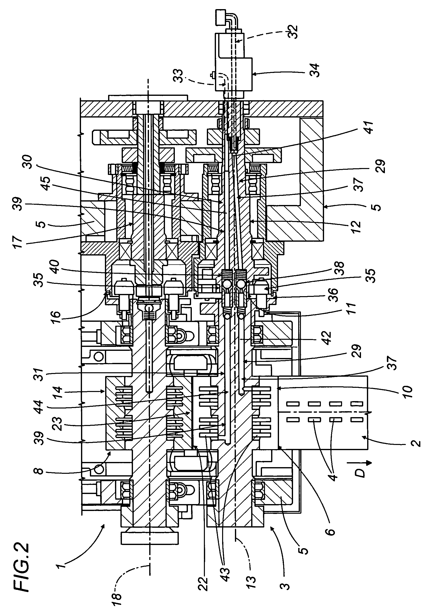 Feed unit for strip wrapping material