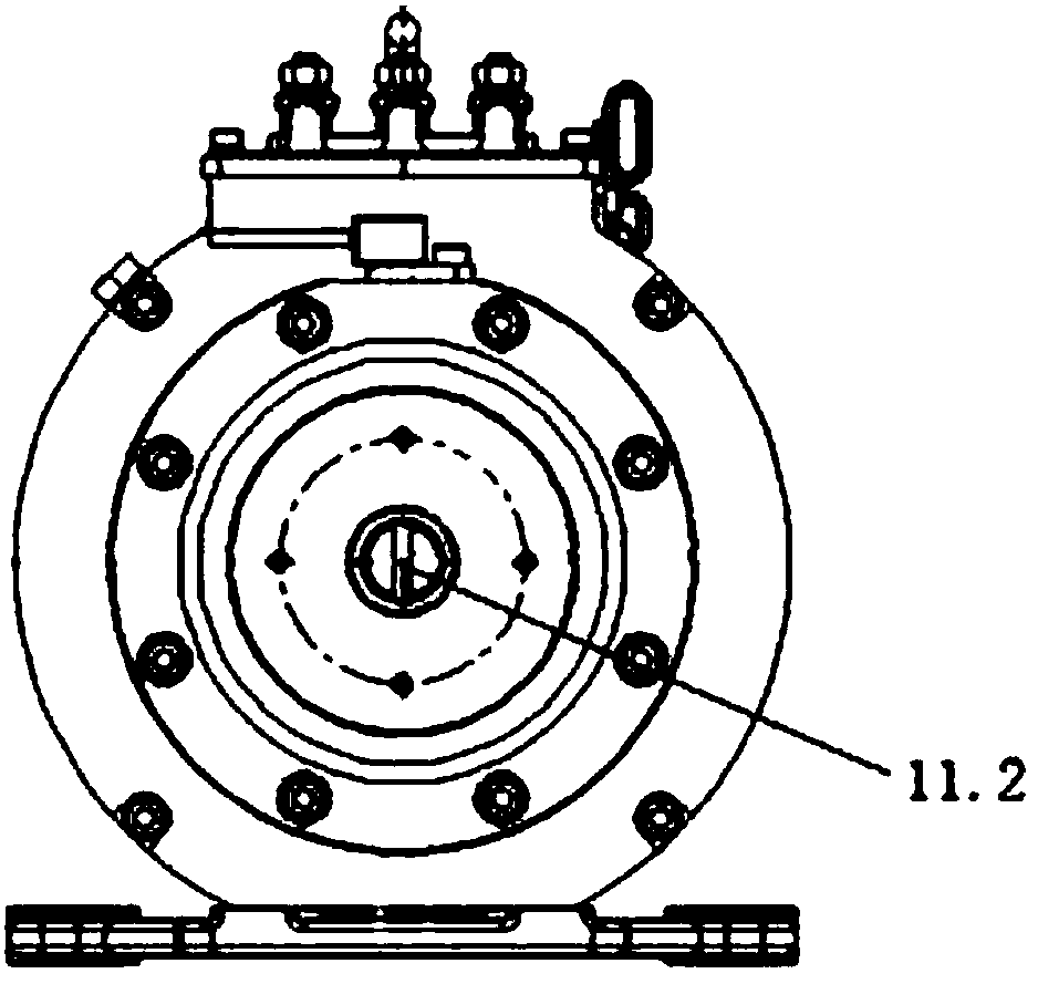 Electric forklift double built-in spline pump motor control method and control system thereof