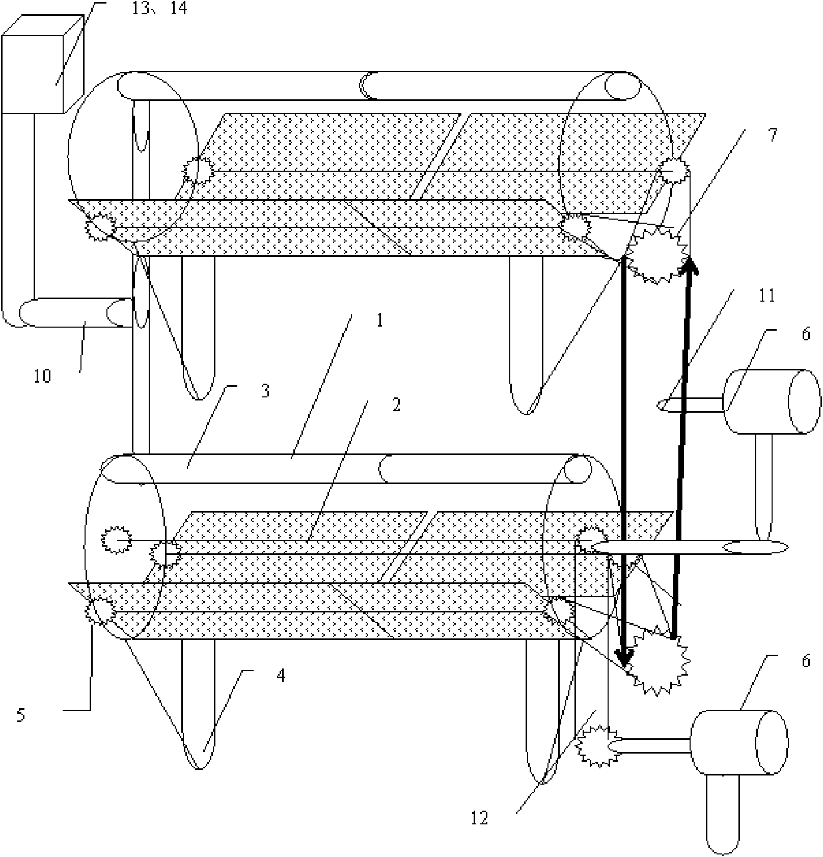 Solar multi-directional tracking solar energy drying equipment