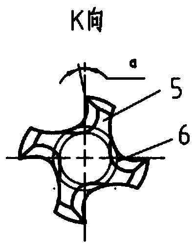 Distal end screw tap and application thereof