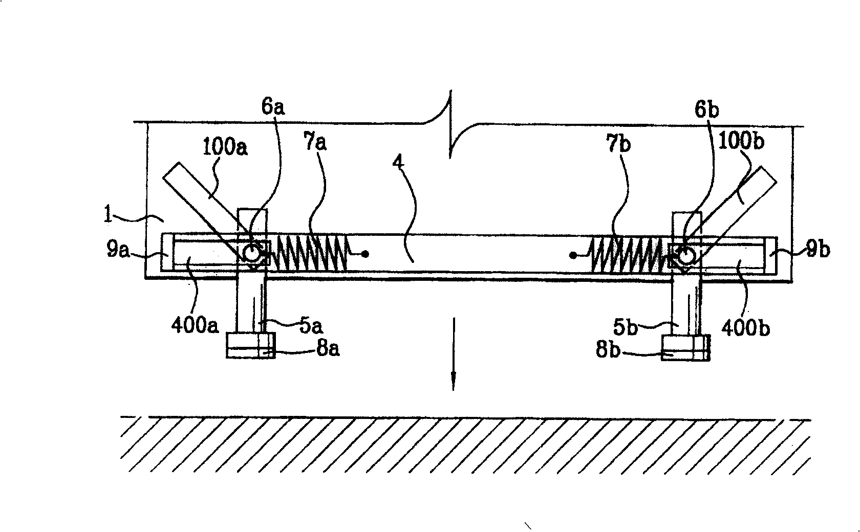 Automatic leveling device for washing machine