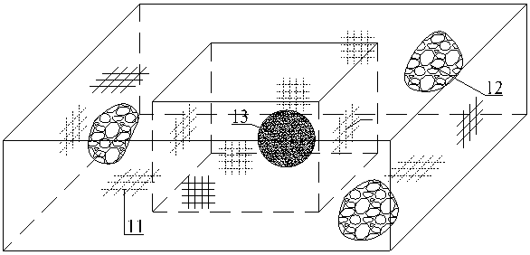 Arrangement method of ecological gabion chamber revetment type