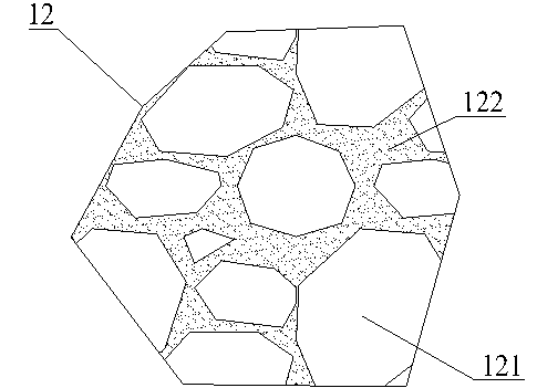 Arrangement method of ecological gabion chamber revetment type