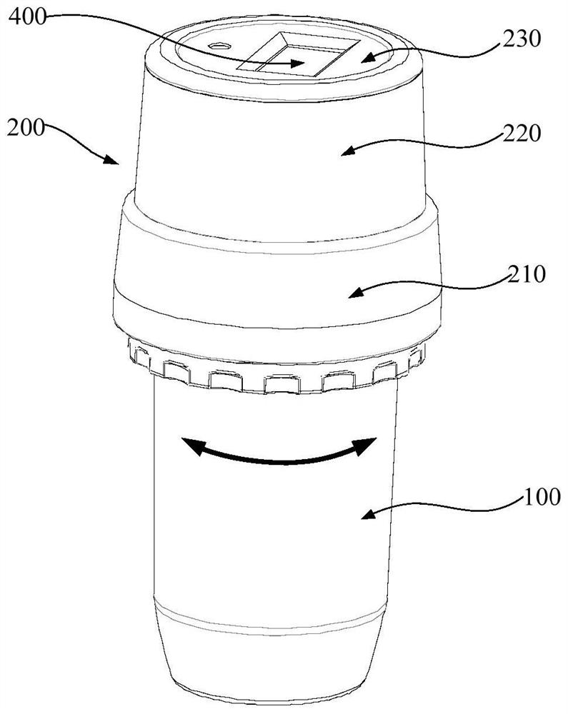 Counting device of suction type drug delivery device