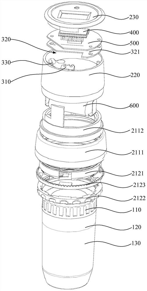 Counting device of suction type drug delivery device