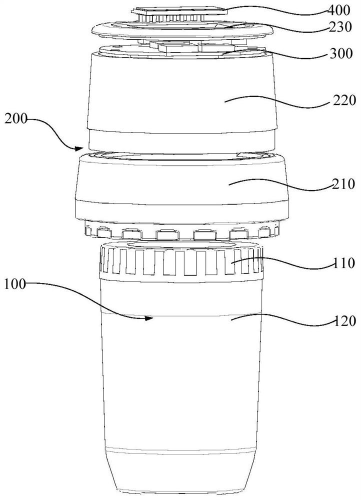 Counting device of suction type drug delivery device