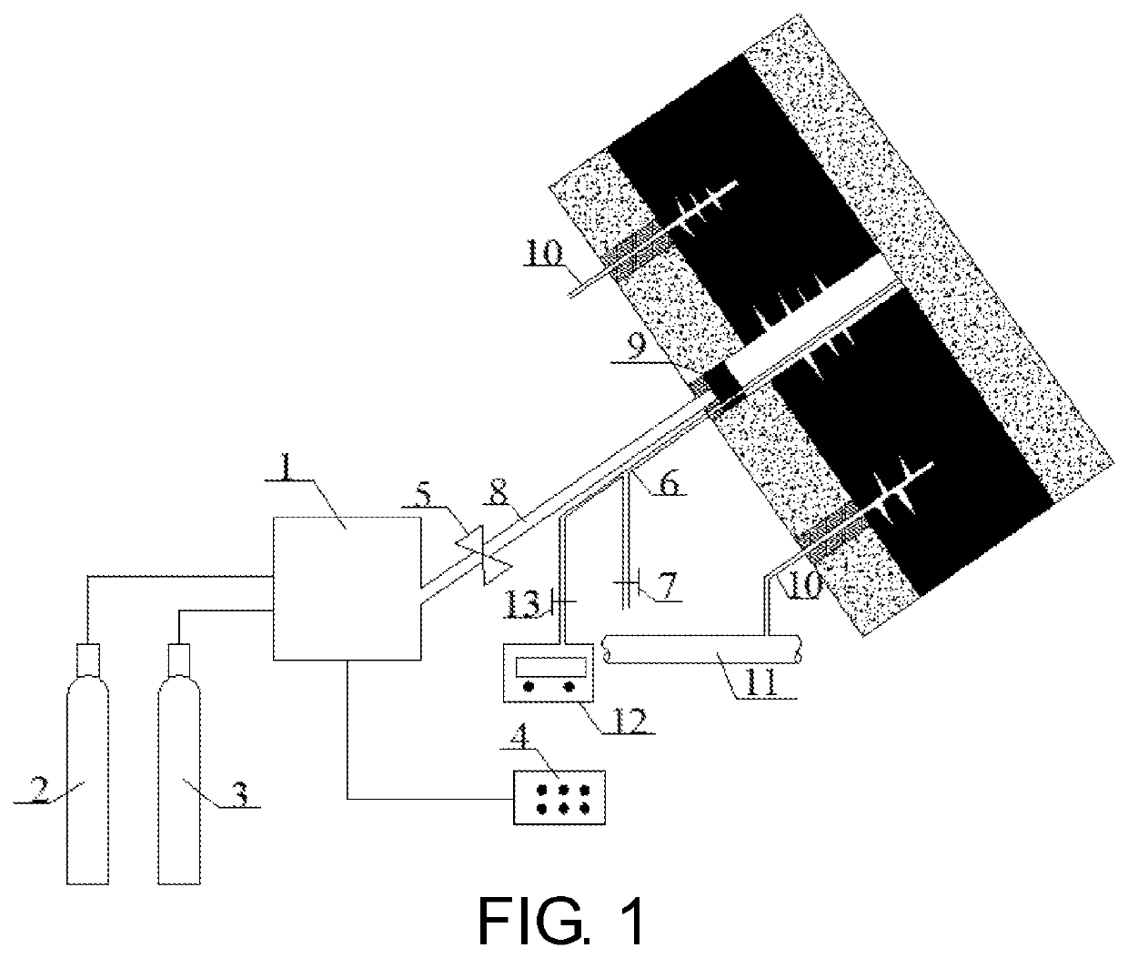 Multi-stage combustion impact wave coal mass cracking and heat injection alternating intensified gas extracting method