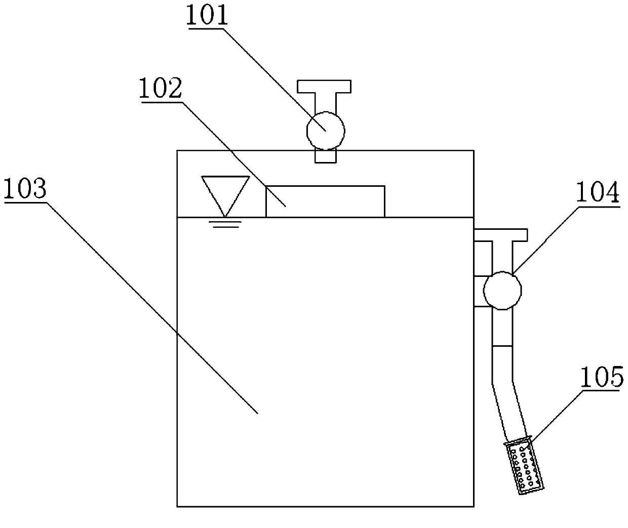 Physical model test apparatus for confined groundwater in bedding bank slope