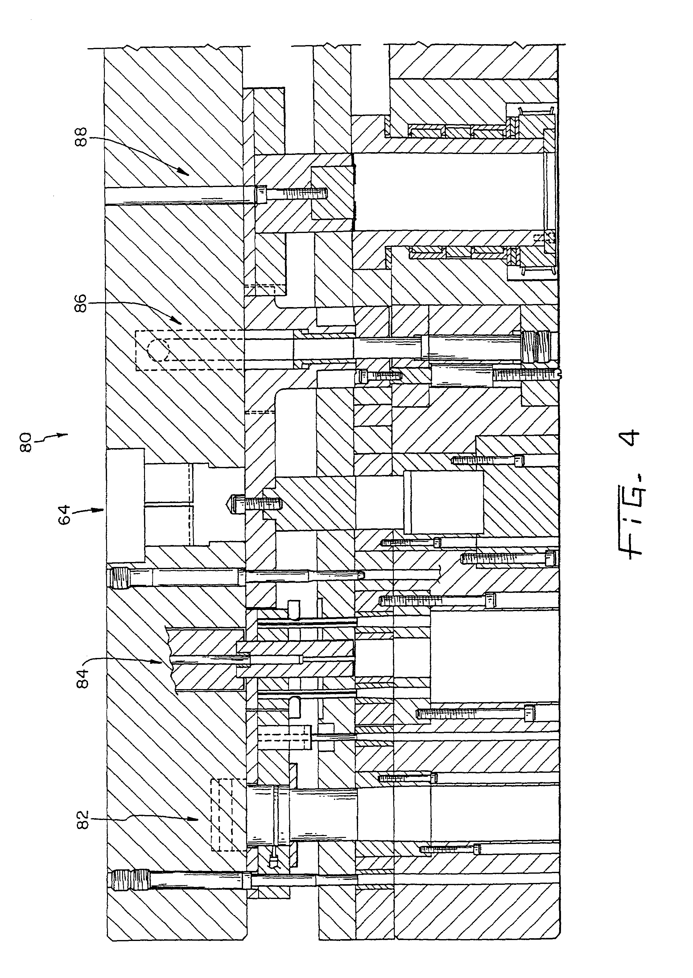 Lamination stack with center interlock