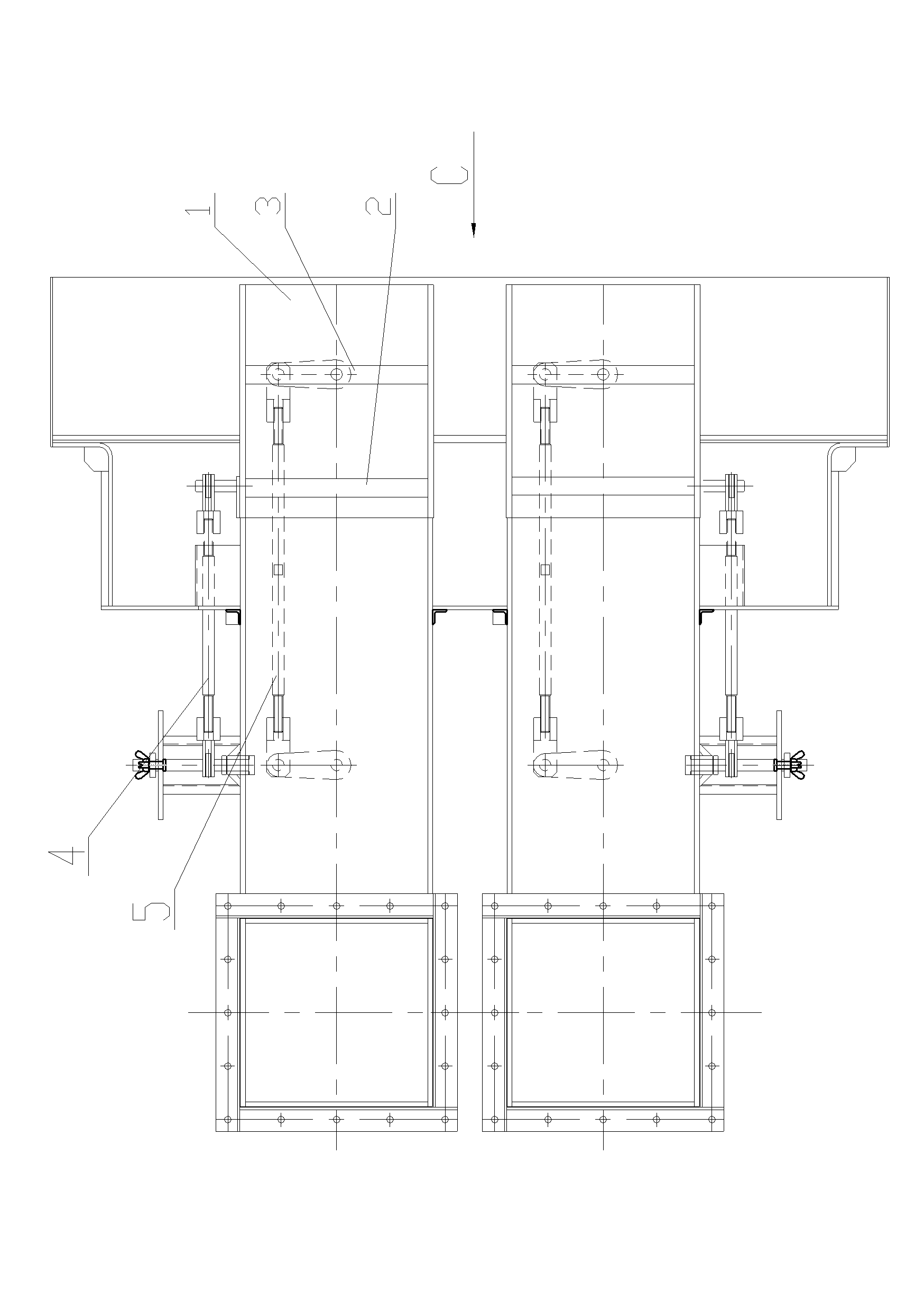 Nozzle structure for overfired air of boiler combustor