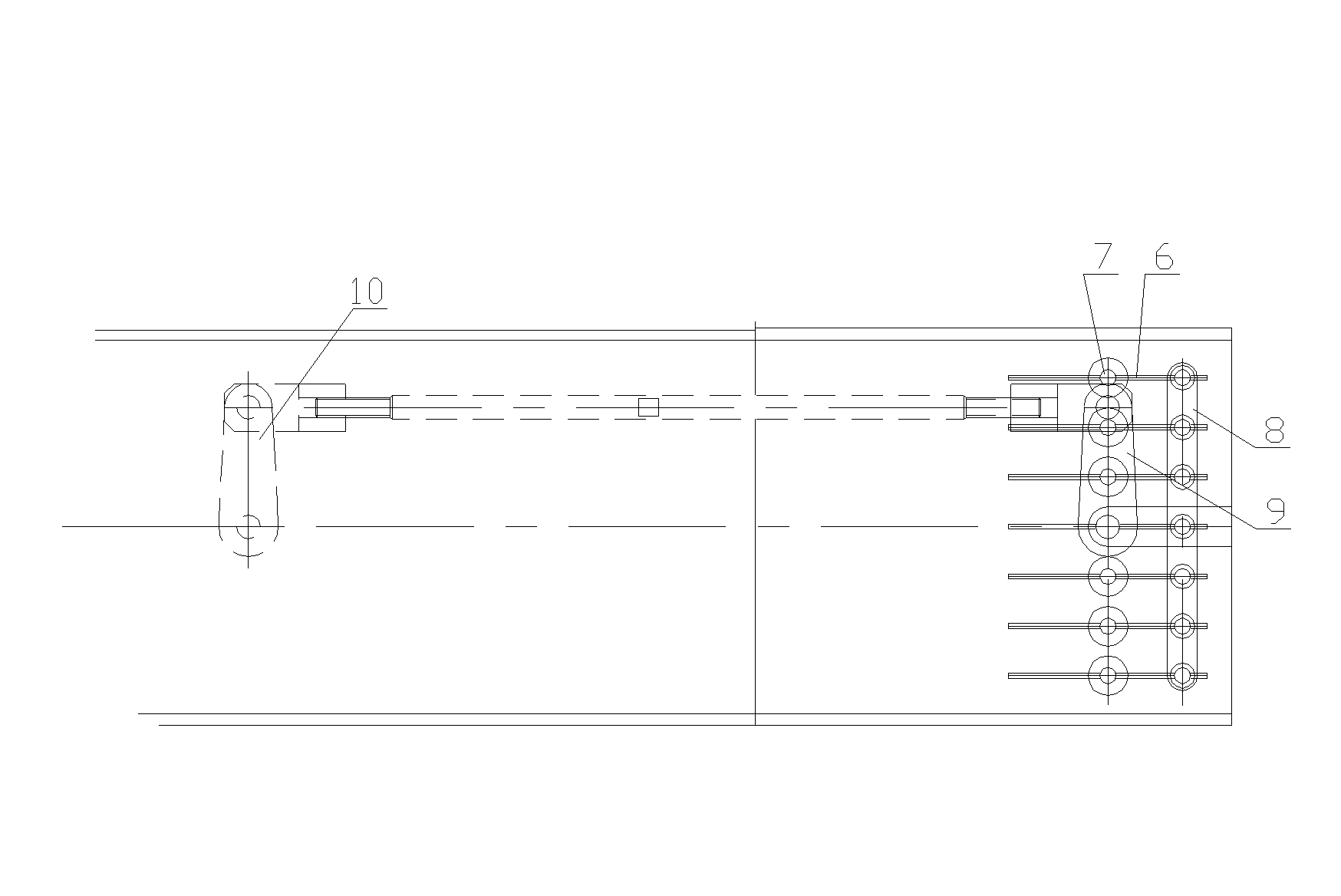 Nozzle structure for overfired air of boiler combustor