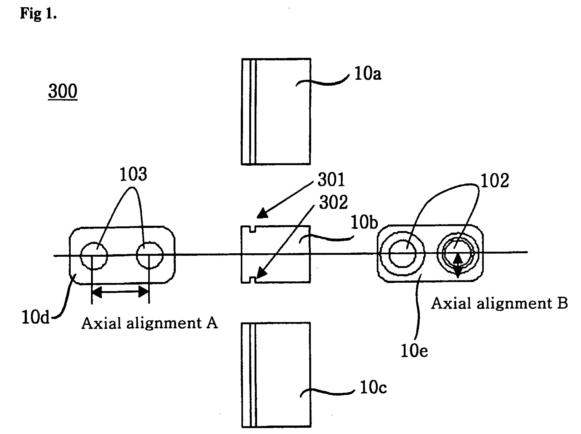 Optical module with accurate axial alignment using a platform