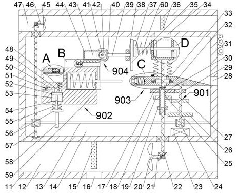 Dehumidification device capable of automatically adjusting dehumidification intensity according to air humidity