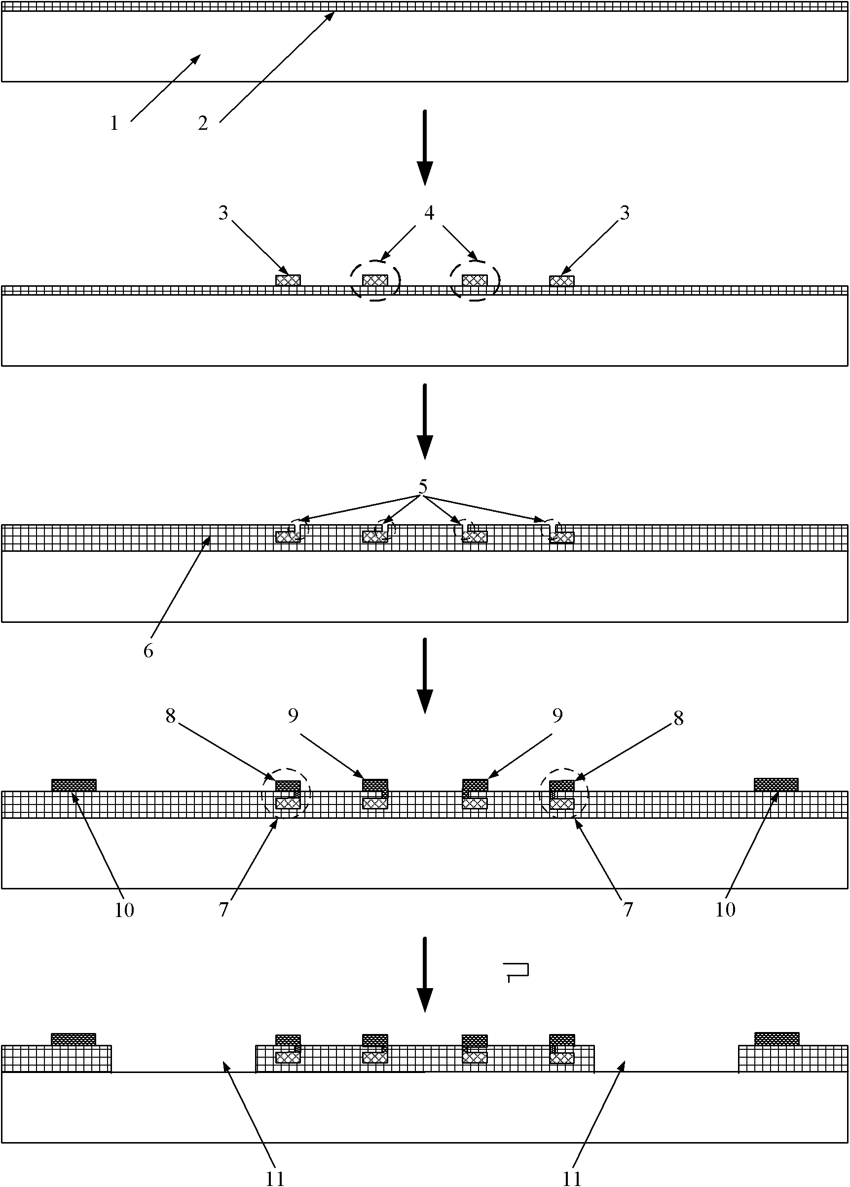 Thermal wind sensor based on anodic bonding technology and preparation method thereof