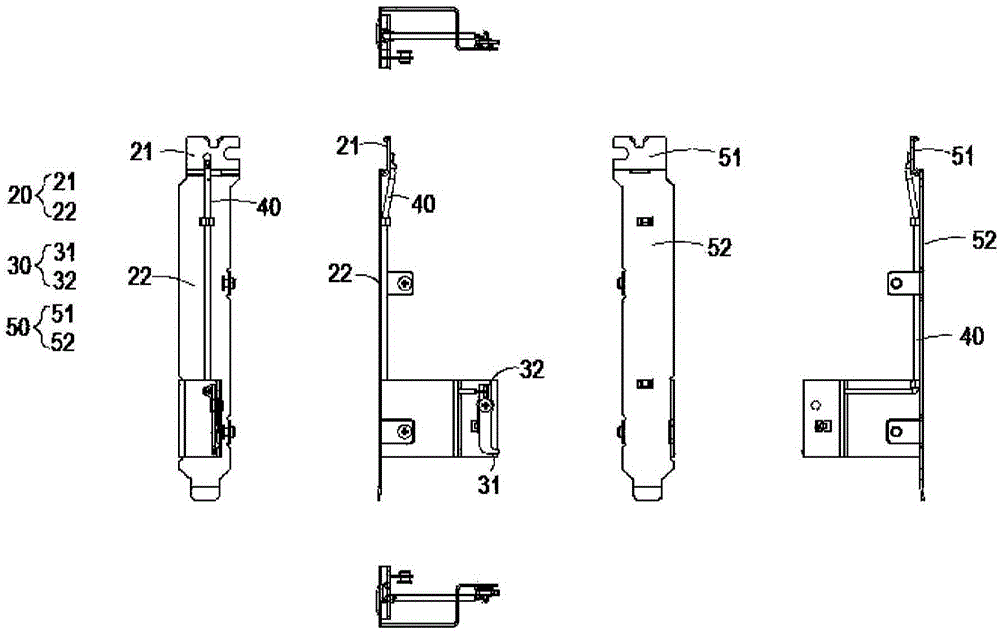 Adapter apparatus with fixing structure