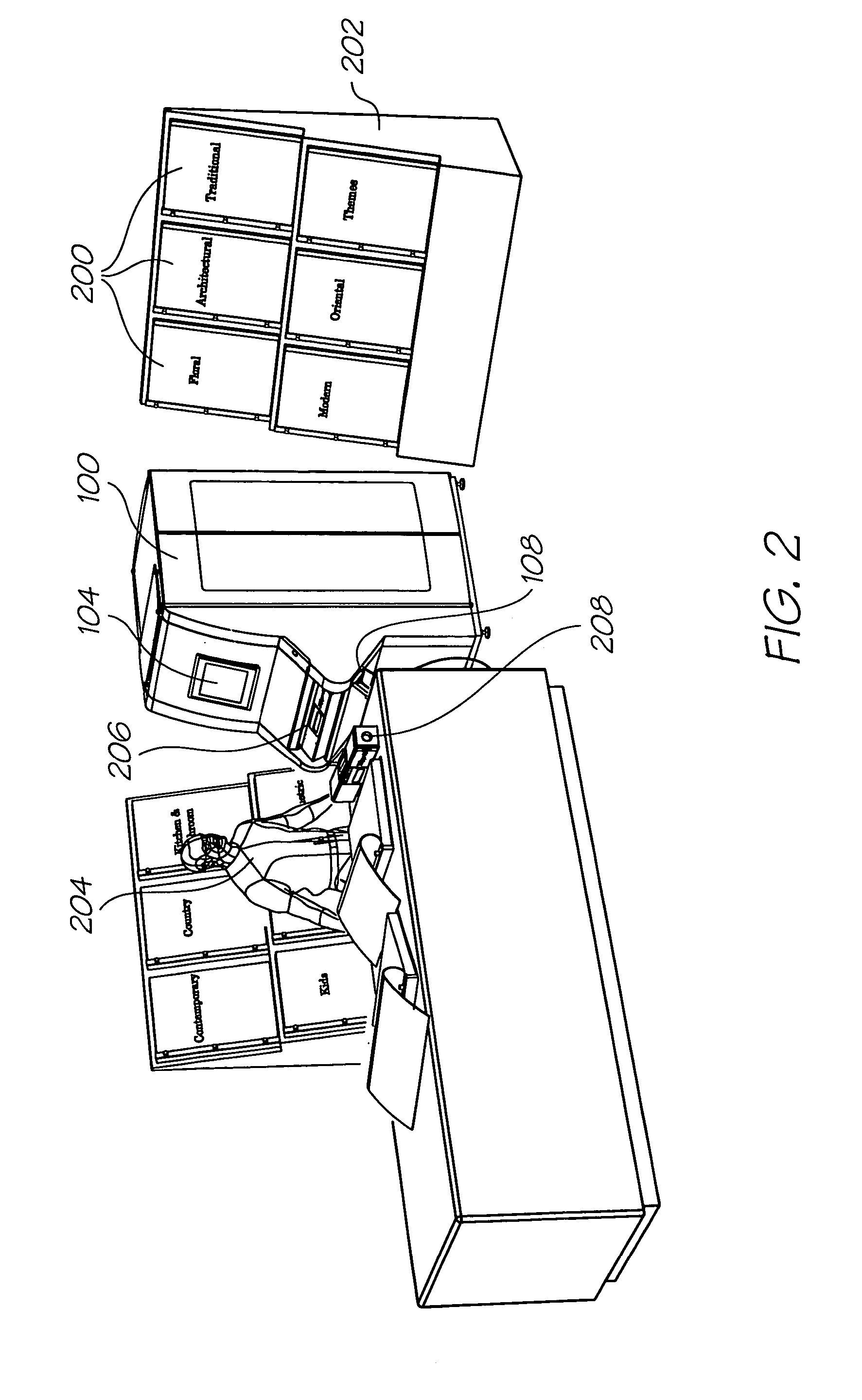 Consumer tote for wallpaper printer