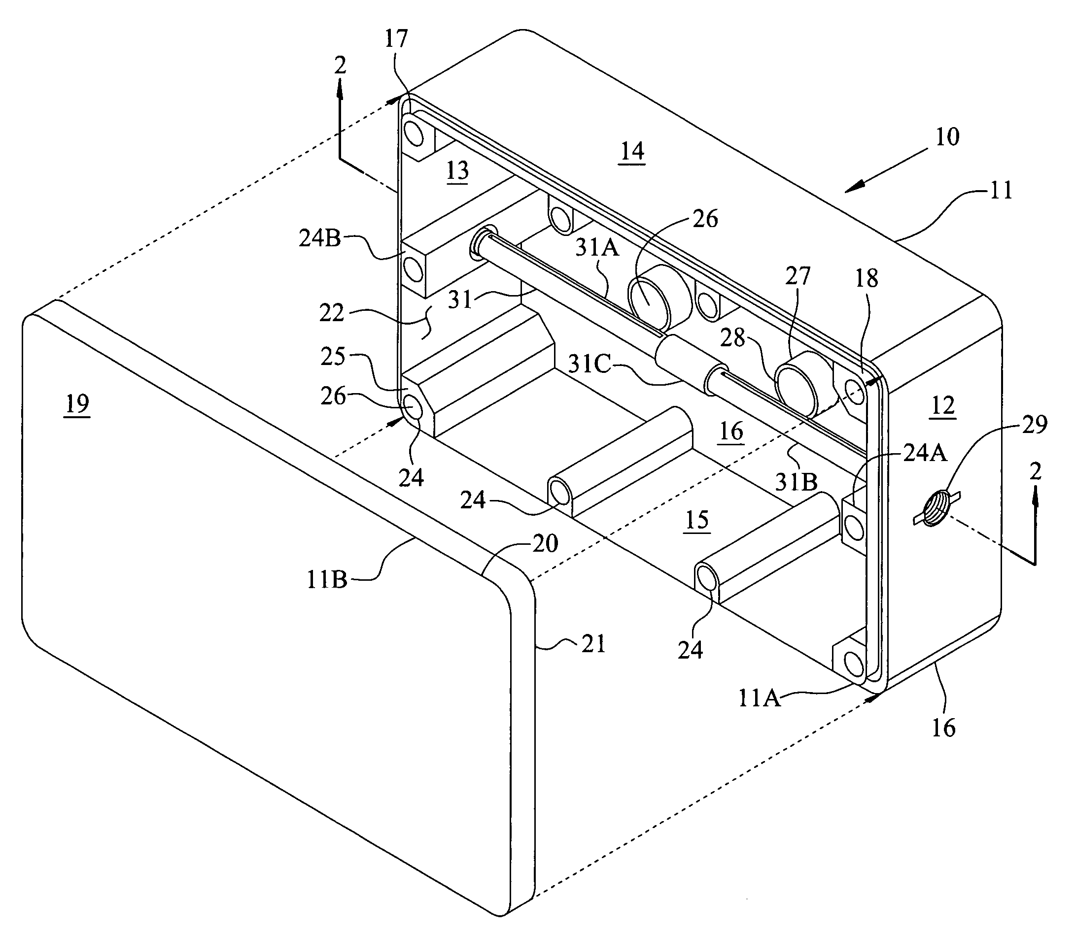 Demolition charge having multi-primed initiation system