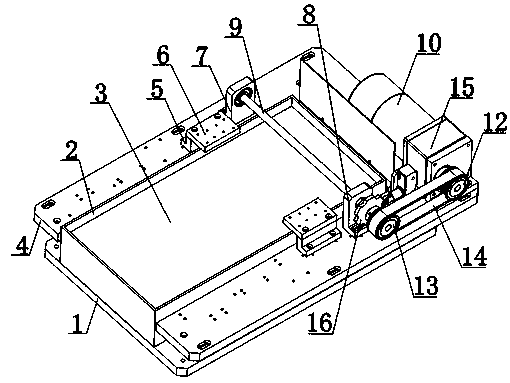 A belt-driven corn peeling machine rubber roller rotation control device