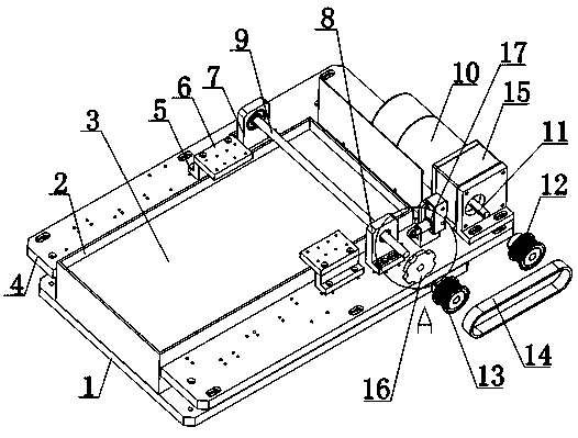 A belt-driven corn peeling machine rubber roller rotation control device