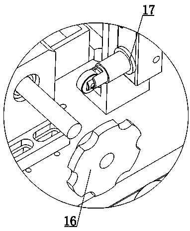 A belt-driven corn peeling machine rubber roller rotation control device