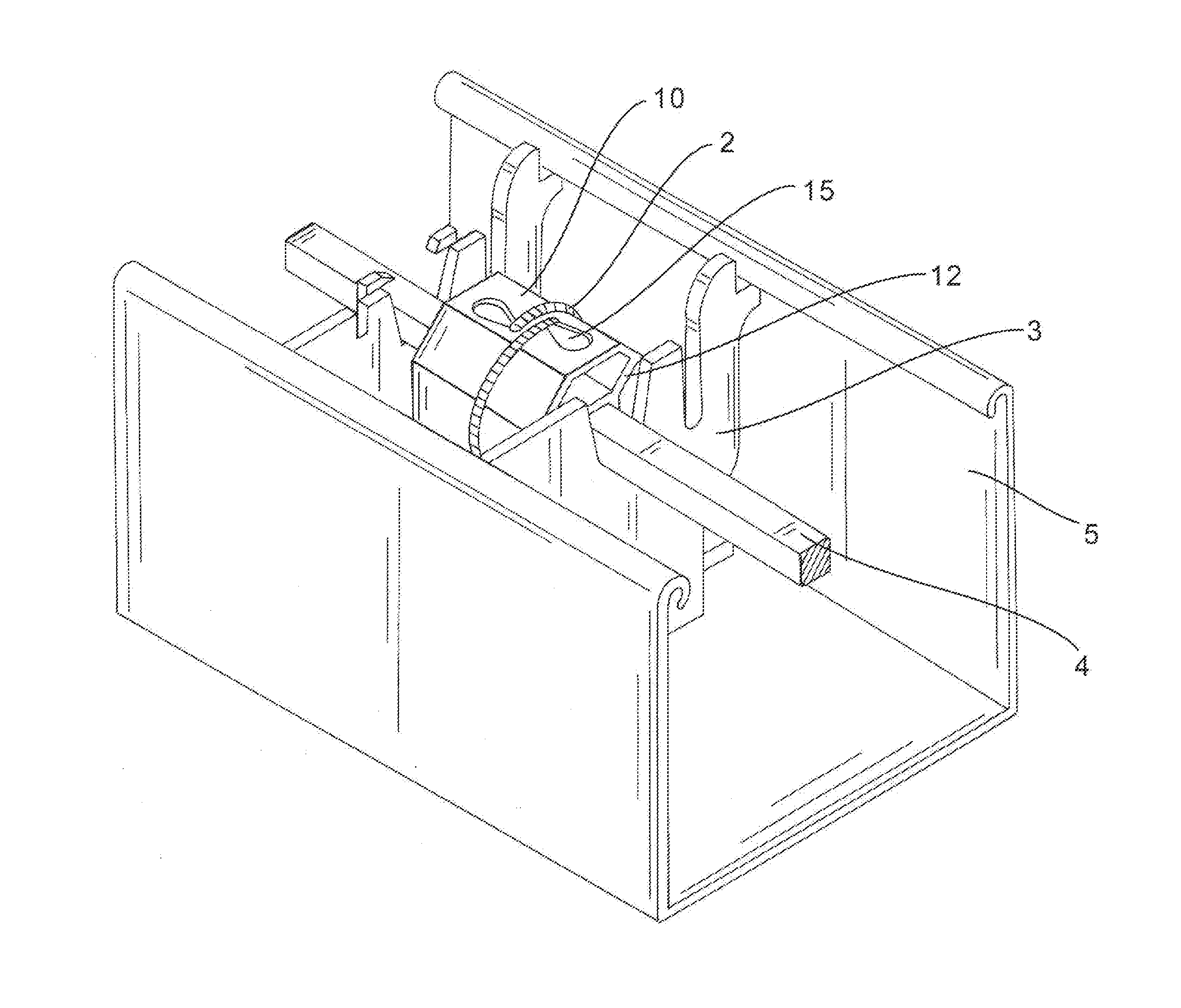 Polygonal drum for controlling blind slats