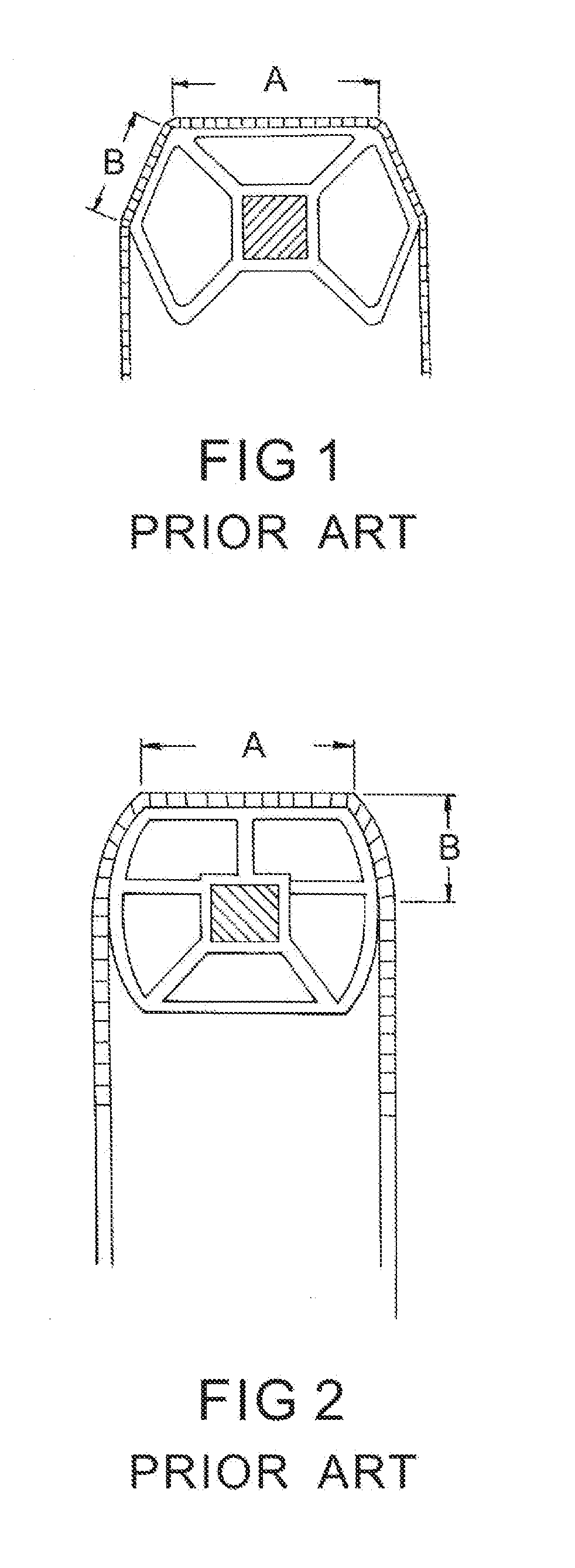 Polygonal drum for controlling blind slats