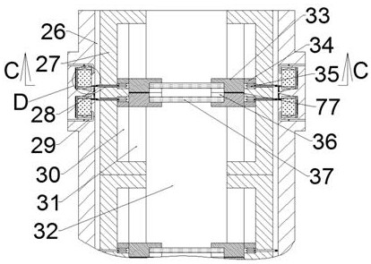 Automatic electronic tag pasting device capable of adjusting length