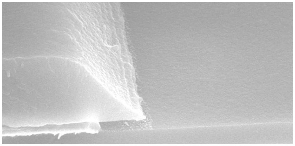 A replenishing liquid capable of improving the service life of hydrogen peroxide-based etching liquid