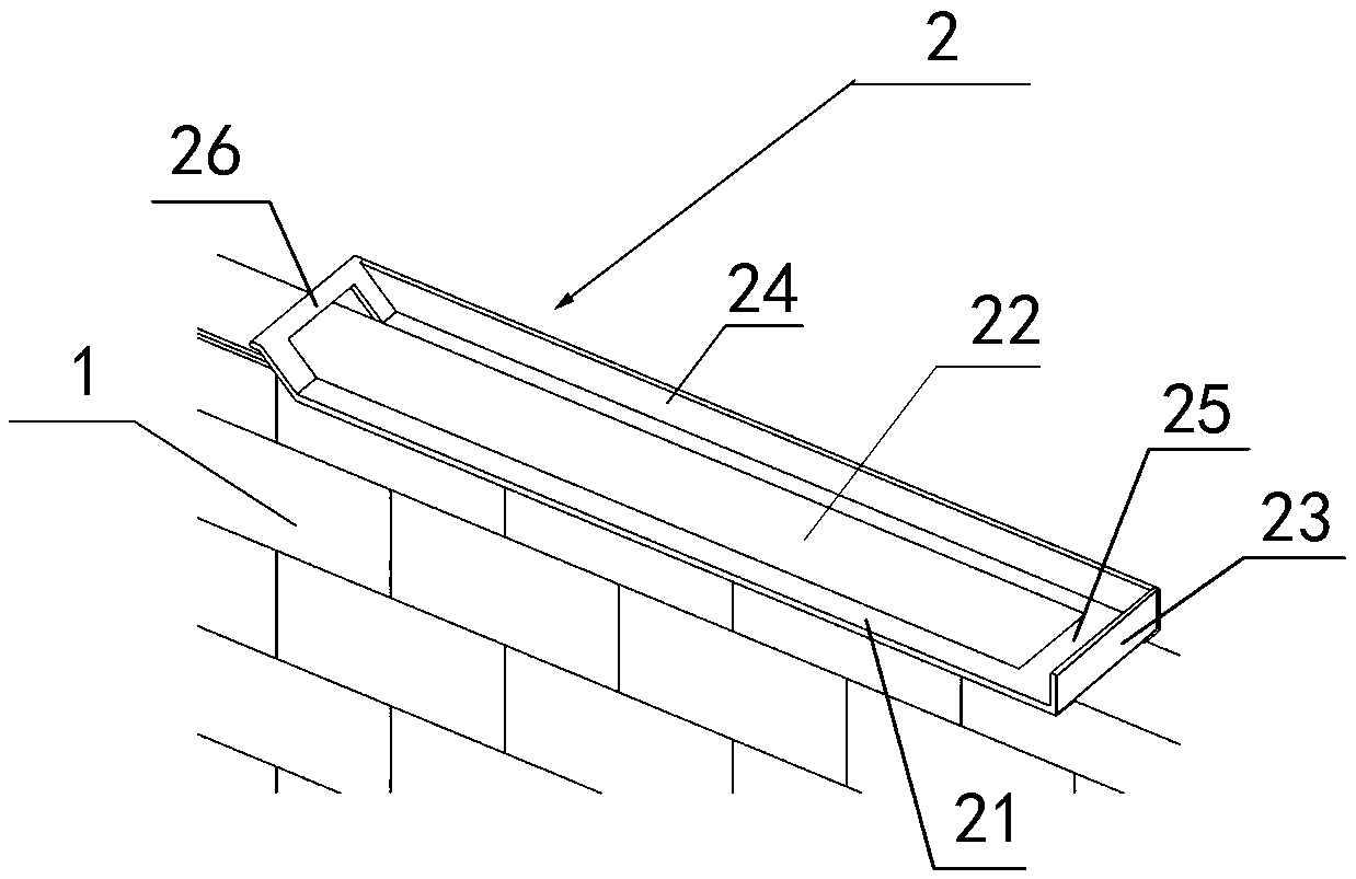 Tool assembly for mortar paving during construction and construction method thereof